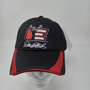 Dale Earnhardt Hat Cap Strap Back Mens One Size Black Red Racing NASCAR‎ Chase